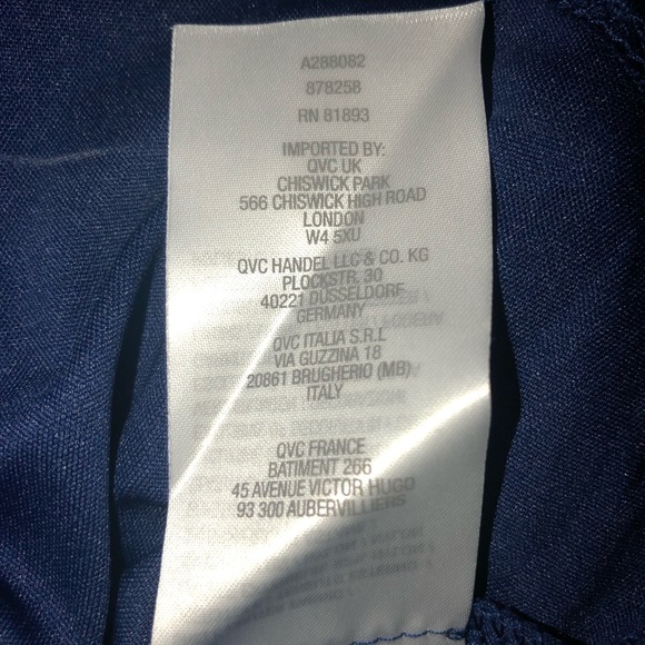 Isaac Mizrahi live navy and pink stretch dress - Picture 9 of 16